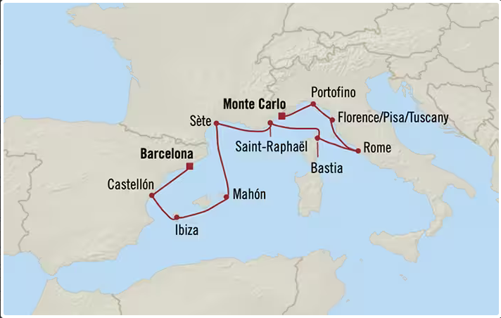 Morze Śródziemne - Barcelona - Nautica