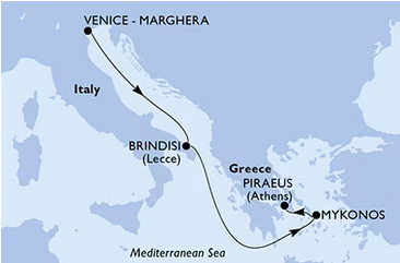 Morze Śródziemne - Wenecja - MSC Armonia