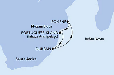 Afryka - Durban - MSC Musica