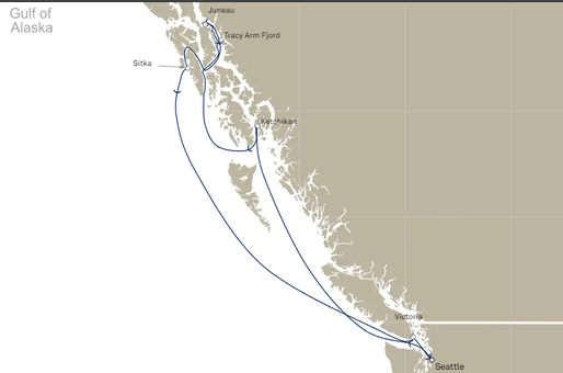 Alaska - Seattle - Queen Elizabeth