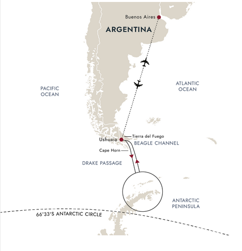 Antarktyda - Buenos Aires - Fridtjof Nansen