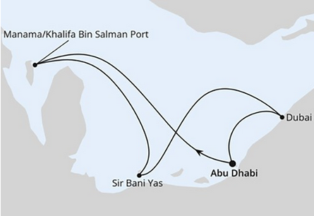 Dubaj i Emiraty - Abu Dhabi - AIDAprima