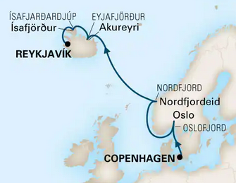 Fiordy i Islandia - Kopenhaga - Nieuw Statendam
