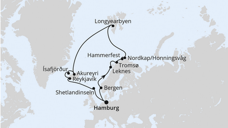 Islandia, Spitsbergen i Fiordy - Hamburg - AIDAluna