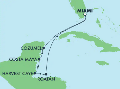Karaiby - Miami - Norwegian Breakaway