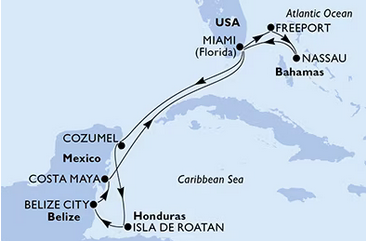 Karaiby i Bahamy - Miami - MSC Magnifica