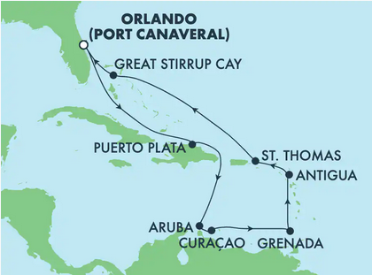 Karaiby i Bahamy - Port Canaveral - Norwegian Jade