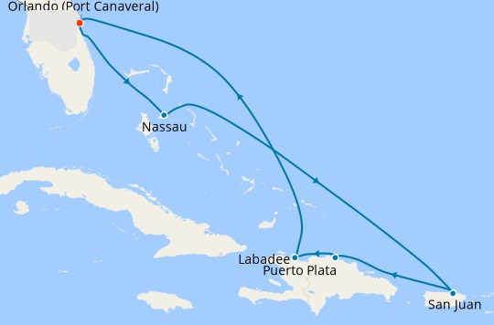 Karaiby i Bahamy - Port Canaveral - Wonder of The Seas