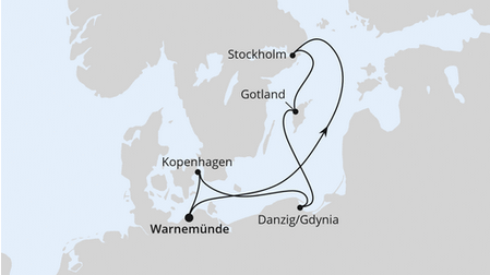 Morze Bałtyckie - Warnemunde - AIDAdiva