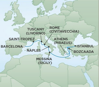 Morze Śródziemne - Barcelona - Seven Seas Navigator