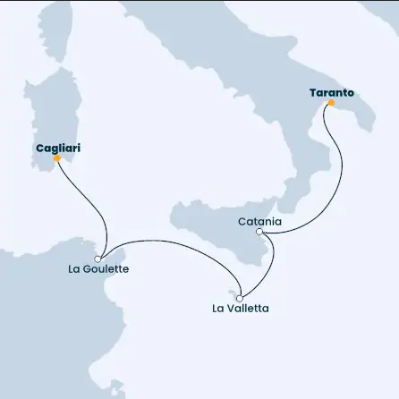 Morze Śródziemne - Cagliari - Costa Fascinosa