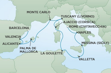 Morze Śródziemne - Civitavecchia -  Seven Sas Grandeur