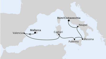 Morze Śródziemne - Majorka - AIDAdiva