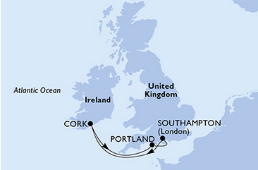 Wyspy Brytyjskie - Southampton - MSC Virtuosa