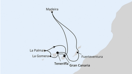Wyspy Kanaryjskie - Teneryfa - AIDAmar