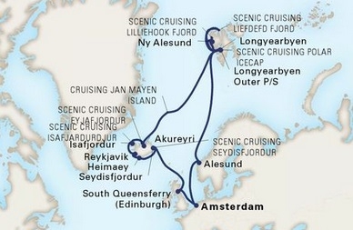 Fiordy Norweskie i Spitsbergen - Amsterdam - Rotterdam