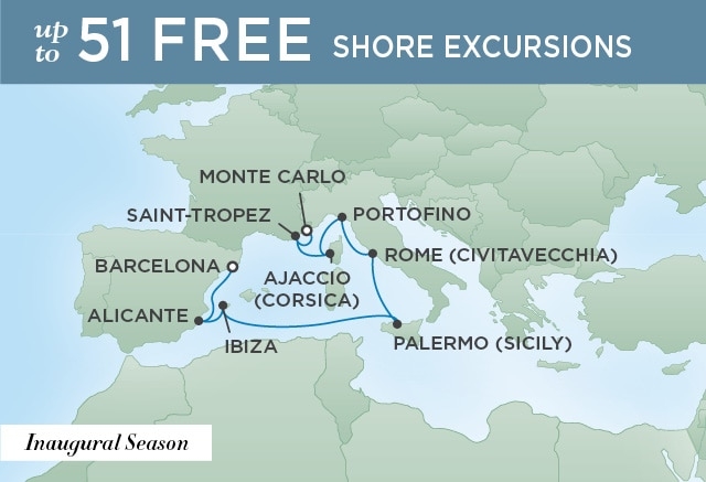 Morze Śródziemne - Barcelona - Seven Seas Splendor