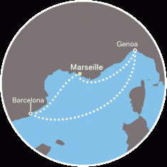 Morze Śródziemne - Marsylia - Costa Fortuna 