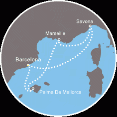 Morze Śródziemne- Savona- Costa Favolosa