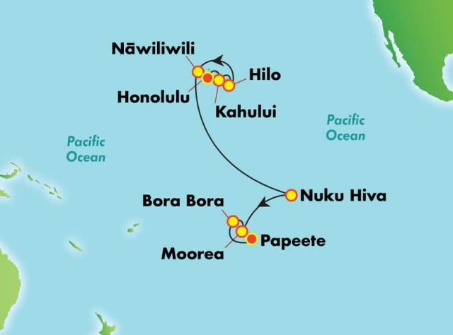 Hawaje - Honolulu - Norwegian Jewel