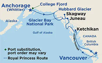 Alaska - Anchorage - Royal Princess