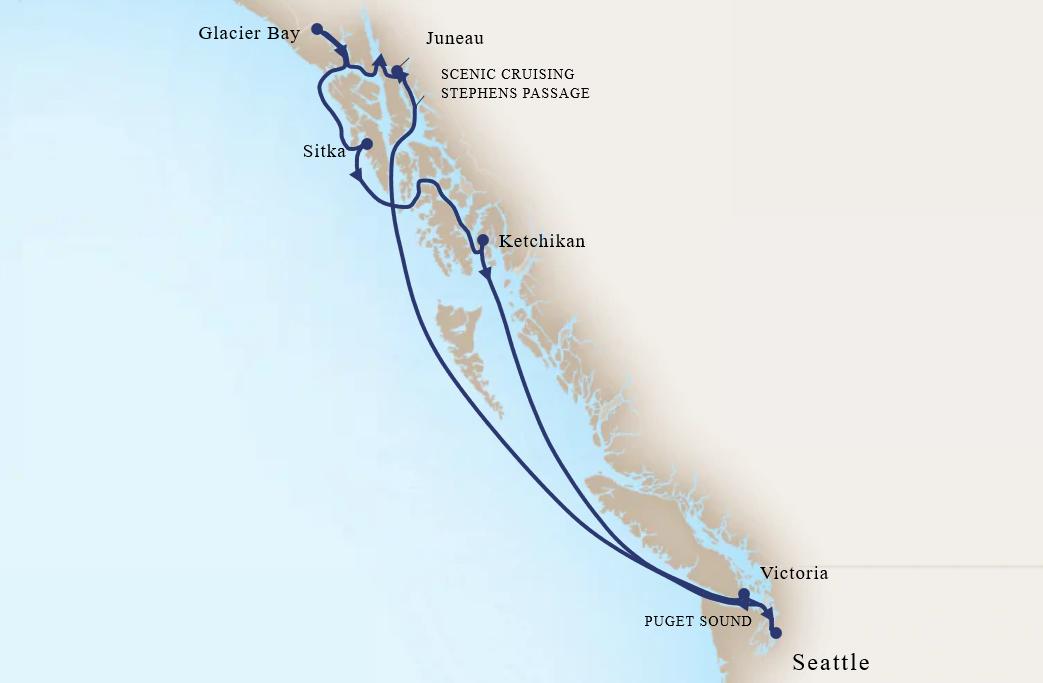 Alaska - Seattle - Eurodam
