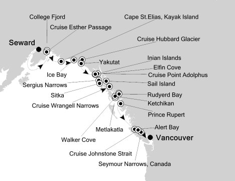 Alaska - Seward - Silver Explorer