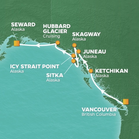 Alaska - Vancouver - Azamara Quest