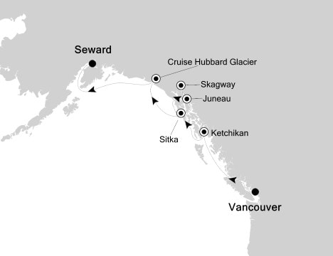 Alaska - Vancouver - Silver Shadow