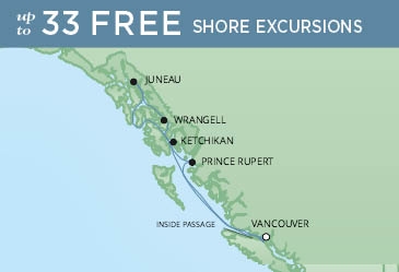 Alaska- Vancouver- Seven Seas Mariner