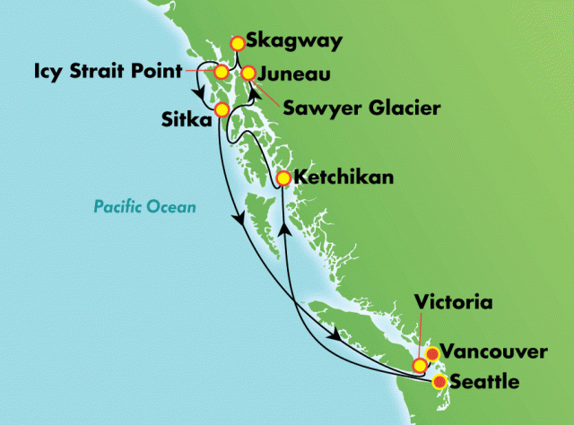 Alaska ALL INCLUSIVE - Seattle - Norwegian Jewel