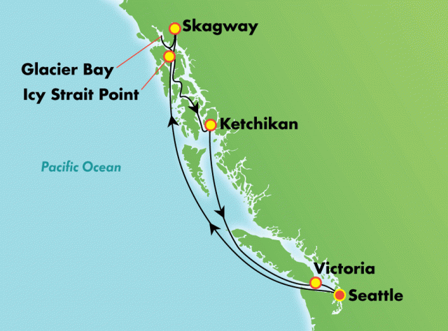 Alaska ALL INCLUSIVE - Seattle - Norwegian Pearl