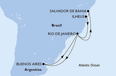 Ameryka Południowa - Buenos Aires - MSC Fantasia
