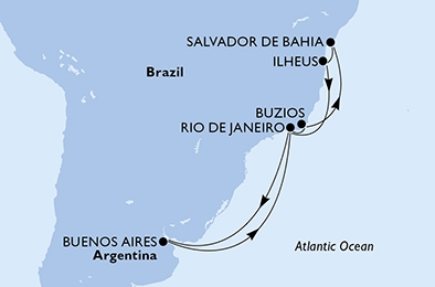 Ameryka Południowa - Buenos Aires - MSC Fantasia