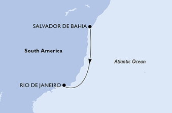 Ameryka Południowa - Salvador - MSC Preziosa