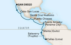 Ameryka Południowa - San Diego - Volendam