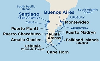 Ameryka Południowa - Santiago - Coral Princess
