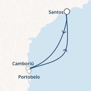 Ameryka Południowa - Santos - Costa Fascinosa