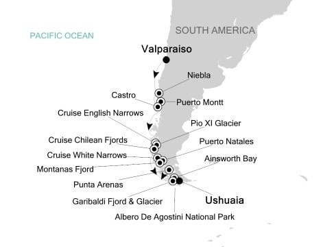 Ameryka Południowa - Valparaiso - Silver Explorer