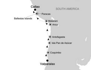 Ameryka Południowa - Valparaiso - Silver Explorer