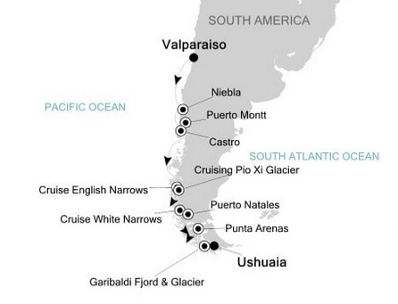 Ameryka Południowa - VALPARAISO - Silver Explorer
