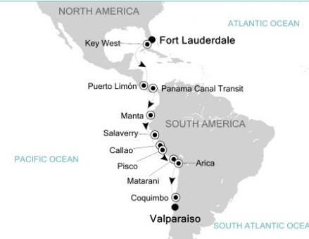 Ameryka Południowa- Fort Lauderdale- Silver Muse