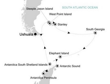 Antarktyda - Ushuaia - Silver Explorer
