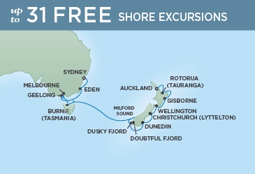 Australia, Nowa Zelandia - Auckland - Seven Seas Mariner