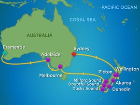 Australia, Nowa Zelandia - Fremantle -Voyager od the Seas