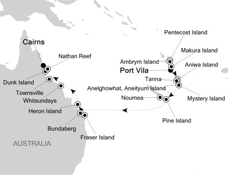 Australia, Nowa Kaledonia - Port Vila - Silver Discoverer