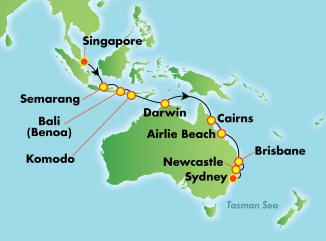 Australia ALL INCLUSIVE - Singapur - Norwegian Jewel