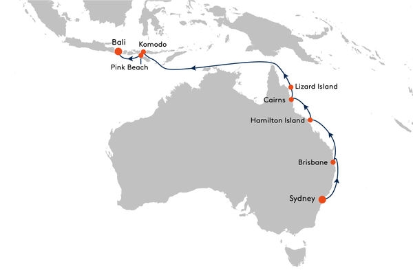 Australia, Indonezja - Sydney - Europa 2