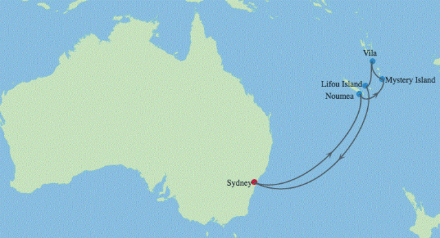 Australia, Nowa Kaledonia - Sydney - Celebrity Solstice