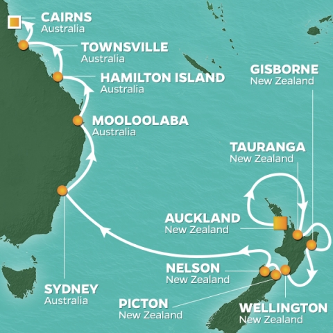 Australia, Nowa Zelandia - Auckland - Azamara Quest